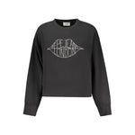 Pepe Jeans - Edgy Cropped Graphic Lip Logo Sweatshirt - Black Pepe Jeans