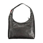 Desigual - Edgy Perforated Polyethylene Shoulder Bag - Black Desigual