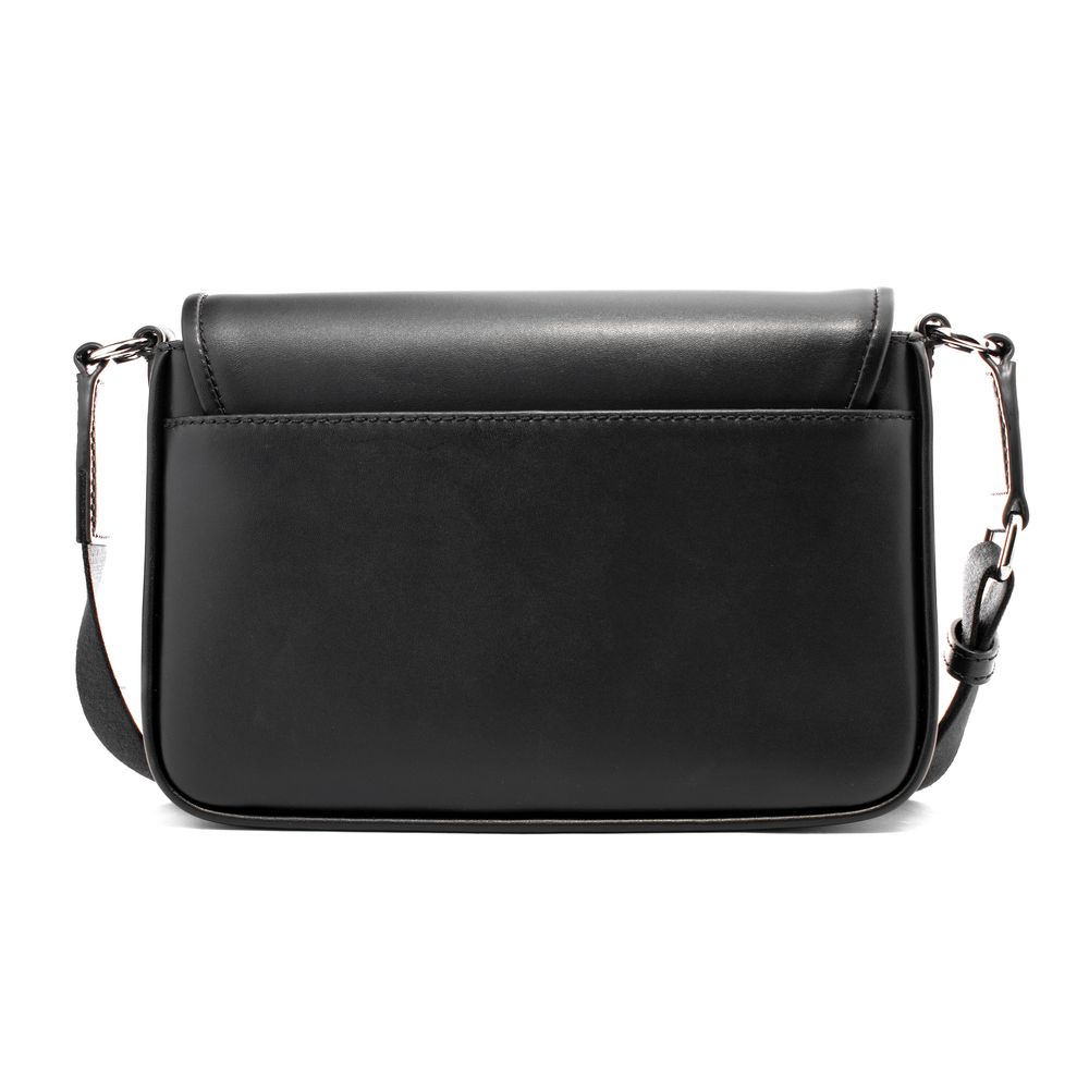Michael Kors - Polished Leather Structured Shoulder Bag - Black Michael Kors