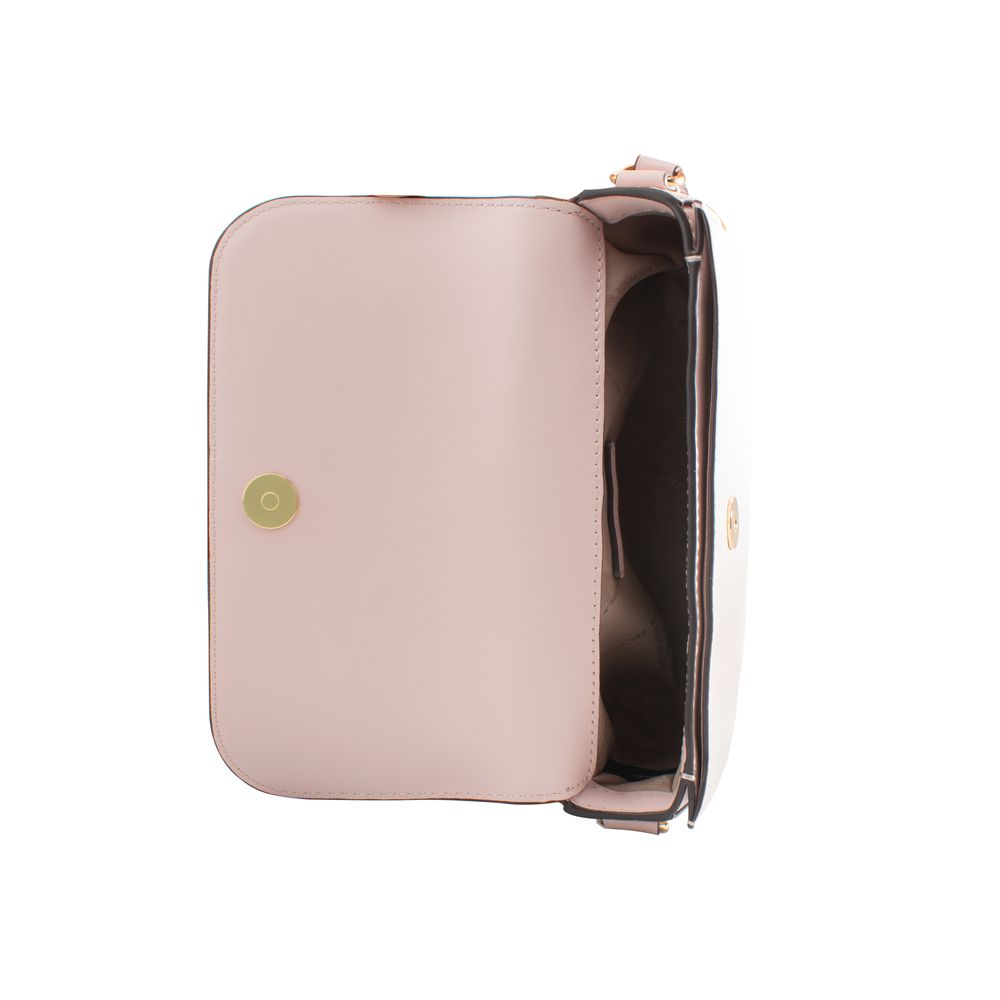 Michael Kors - Chic Pebbled Leather Compact Crossbody Bag - Pink Michael Kors
