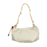 Desigual - Playful Glossy PU Shoulder Bag with Knotted Rope Handle - White Desigual