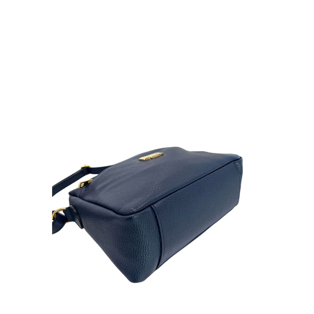 Baldinini Trend - Textured Cowhide Crossbody Bag - Blue Baldinini Trend