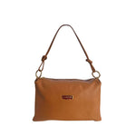 Baldinini Trend - Versatile Pebbled Leather Shoulder Clutch Bag - Brown Baldinini Trend