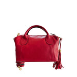 Baldinini Trend - Textured Cowhide Shoulder Bag with Tassel - Red Baldinini Trend