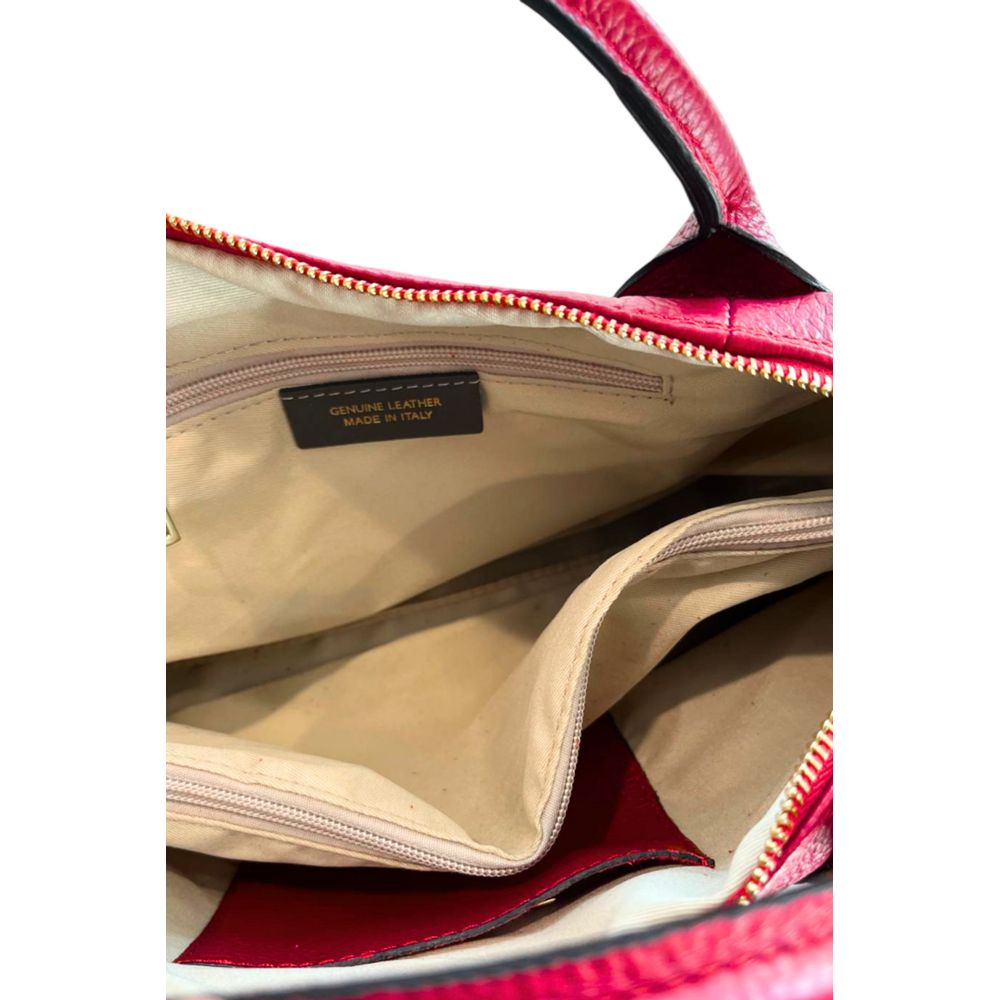 Baldinini Trend - Textured Cowhide Shoulder Bag with Tassel - Red Baldinini Trend