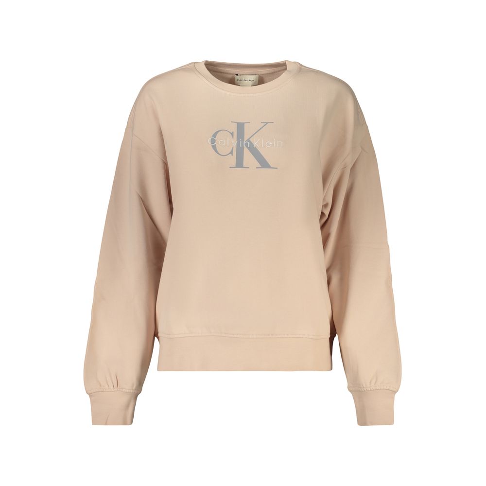Calvin Klein - Relaxed Cotton Blend Logo Sweatshirt - Pink Calvin Klein