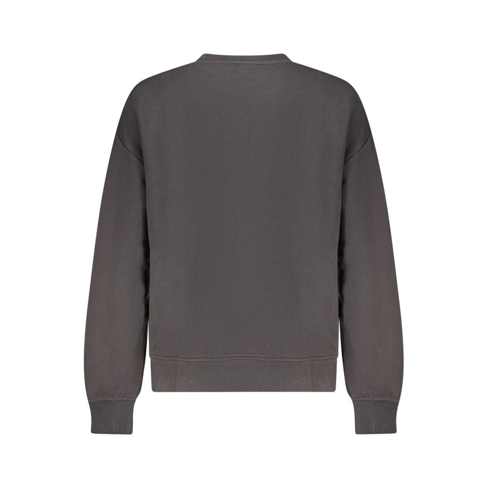 Calvin Klein - Minimalist Embroidered Logo Cotton Sweatshirt - Black Calvin Klein