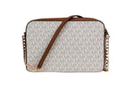 Michael Kors - Polished Monogram East-West Crossbody Bag - Vanilla Michael Kors