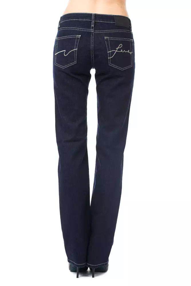 Ungaro Fever - Classic Dark Wash Regular Fit Bootcut Jeans - Blue Ungaro Fever