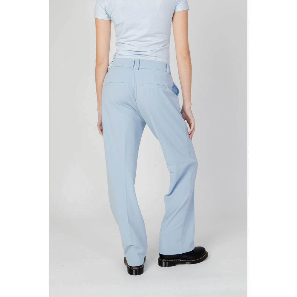 Only - Polished Straight Leg Cigarette Pant - Light Blue Only