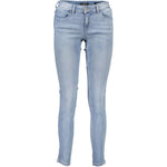 Guess Jeans - Sleek Skinny Fit Light Wash Denim Jeans - Blue Guess Jeans
