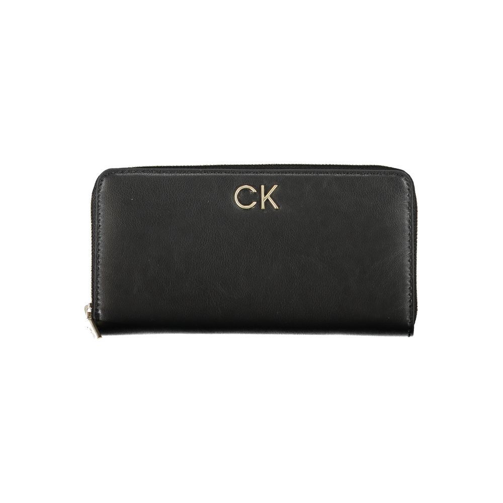 Calvin Klein - Elegant Multi-Compartment Designer Wallet - Black Calvin Klein
