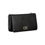 Calvin Klein - Structured Recycled Polyester Logo Shoulder Bag - Black Calvin Klein
