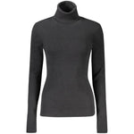 Calvin Klein - Sleek Ribbed Turtleneck Sweater - Black Calvin Klein