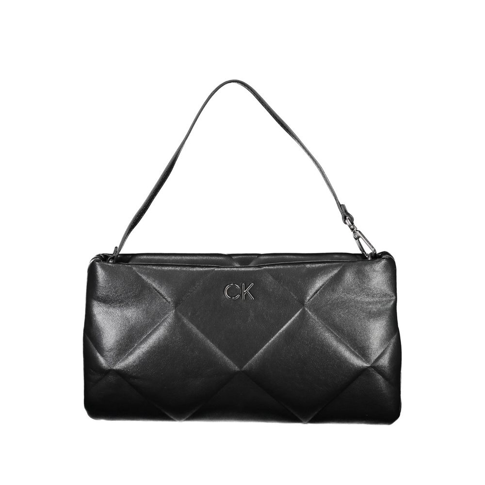 Calvin Klein - Structured Quilted Geometric Shoulder Bag - Black Calvin Klein