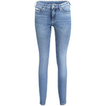 Calvin Klein - Polished Mid-Rise Skinny Denim Jeans - Light Blue Calvin Klein