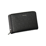 Calvin Klein - Sleek Embossed Logo Zip-Around Wallet - Black Calvin Klein