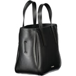 Calvin Klein - Sleek Structured Polyethylene Handbag with Dual Handles - Black Calvin Klein
