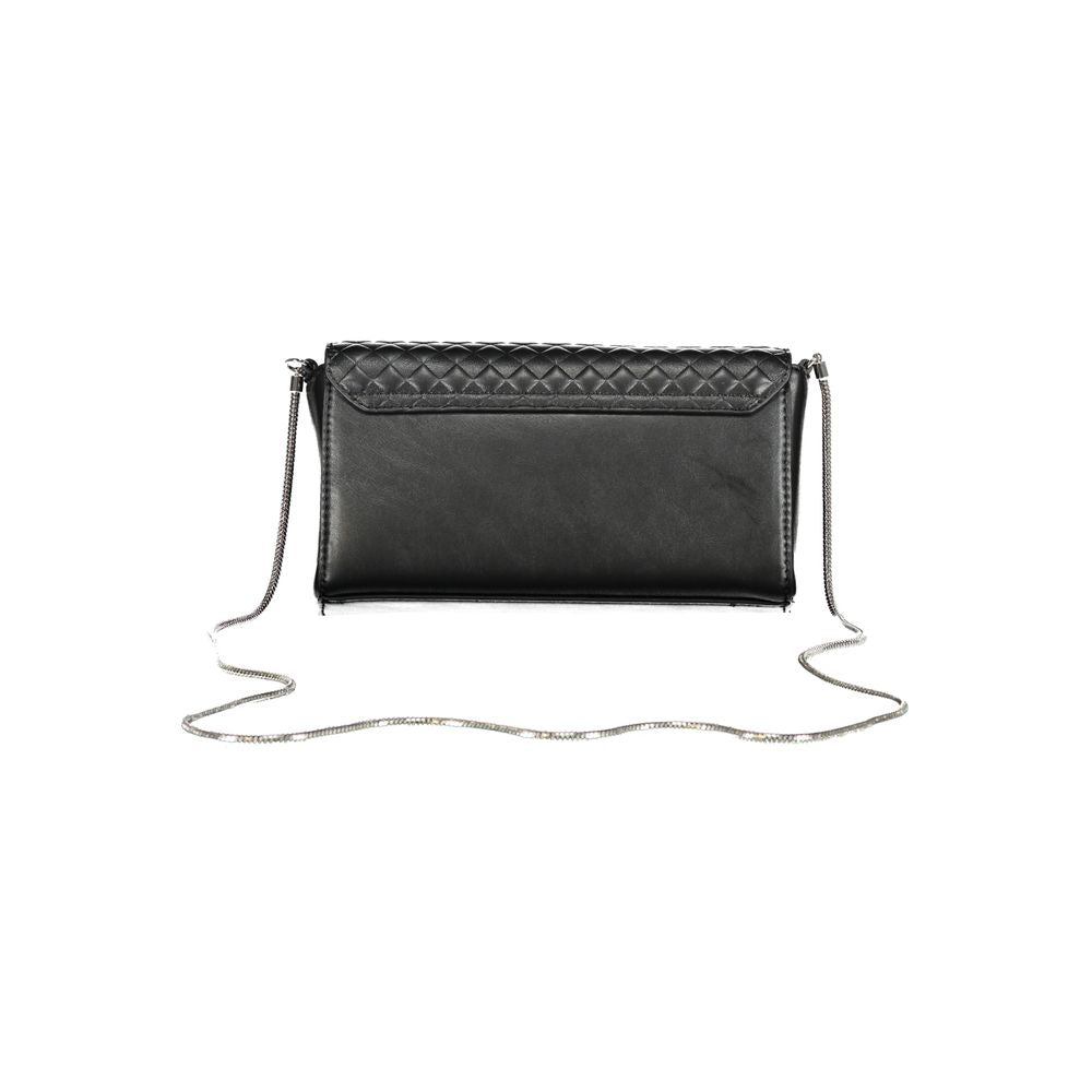 Calvin Klein - Sophisticated Quilted Flap Chain Shoulder Bag - Black Calvin Klein