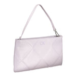 Calvin Klein - Quilted Logo Shoulder Bag - Purple Calvin Klein