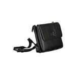 Calvin Klein - Sophisticated Textured Flap Shoulder Bag with Adjustable Strap - Black Calvin Klein