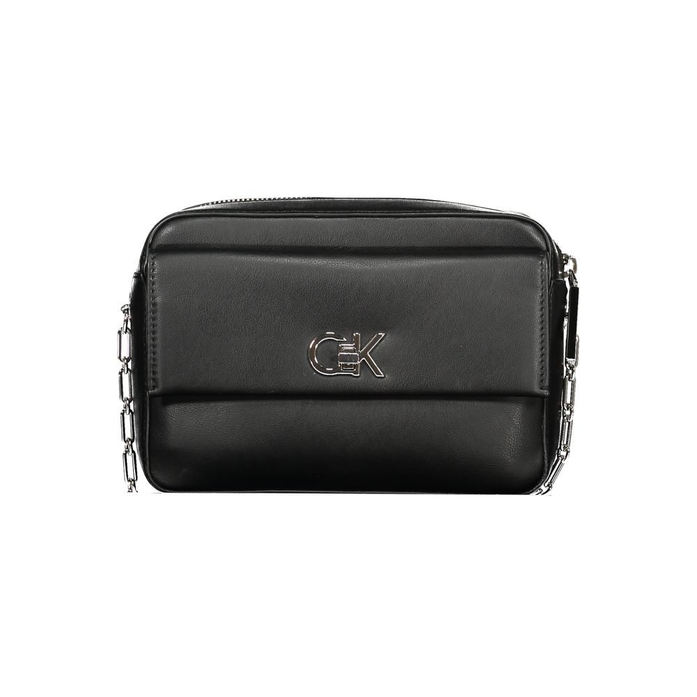 Calvin Klein - Structured Chain Shoulder Bag - Black Calvin Klein