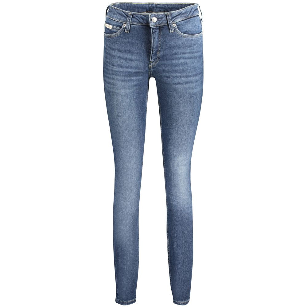 Calvin Klein - Classic Mid-Rise Skinny Stretch Jeans - Blue Calvin Klein