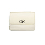 Calvin Klein - Structured Chain Handle Shoulder Bag - Beige Calvin Klein