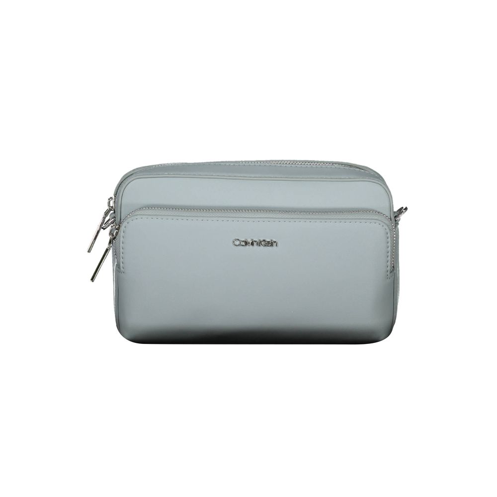 Calvin Klein - Sleek Recycled Polyester Compact Crossbody Bag - Blue Calvin Klein