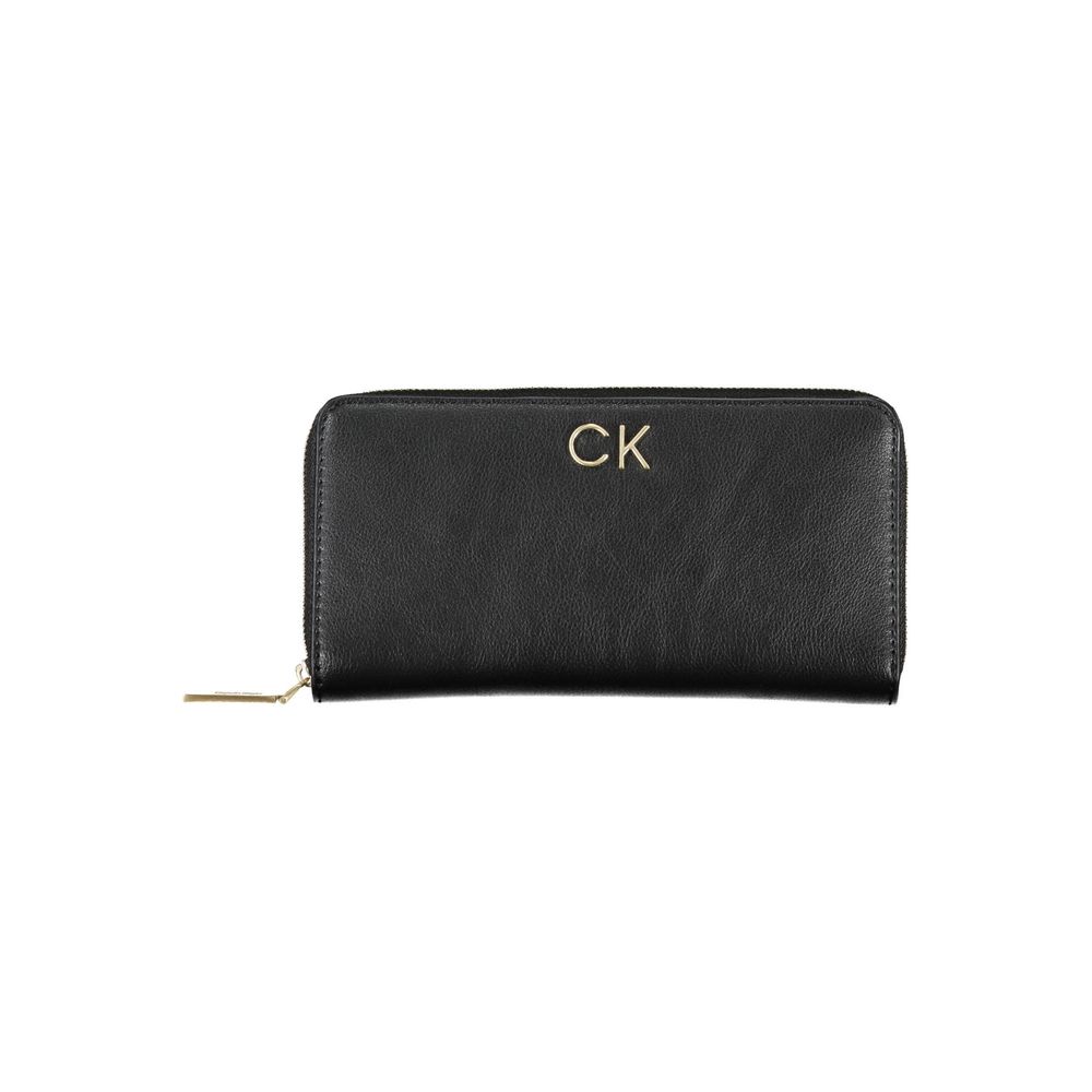 Calvin Klein - Sleek RFID Blocking Zip-Around Wallet - Black Calvin Klein