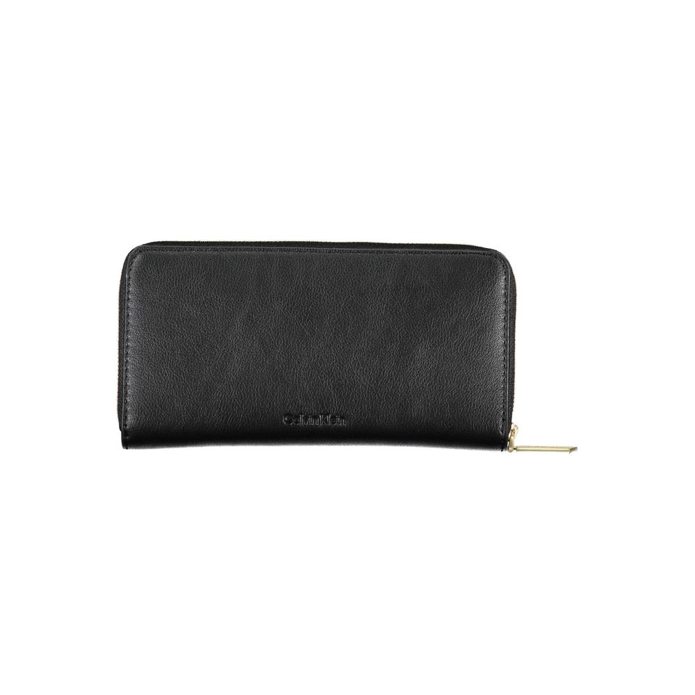 Calvin Klein - Sleek RFID Blocking Zip-Around Wallet - Black Calvin Klein