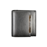 Calvin Klein - Sleek RFID Blocking Zip Wallet with Metallic Logo - Black Calvin Klein