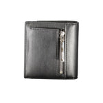 Calvin Klein - Sleek RFID Blocking Zip Wallet with Metallic Logo - Black Calvin Klein