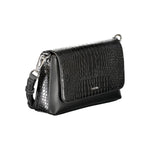 Calvin Klein - Structured Croc-Effect Shoulder Bag - Black Calvin Klein