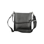Calvin Klein - Structured Textured Crossbody Bag with Logo Strap - Black Calvin Klein
