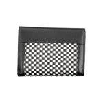 Guess Jeans - Sleek Woven Polyethylene Wallet with Coin Purse - Black White Check Guess Jeans