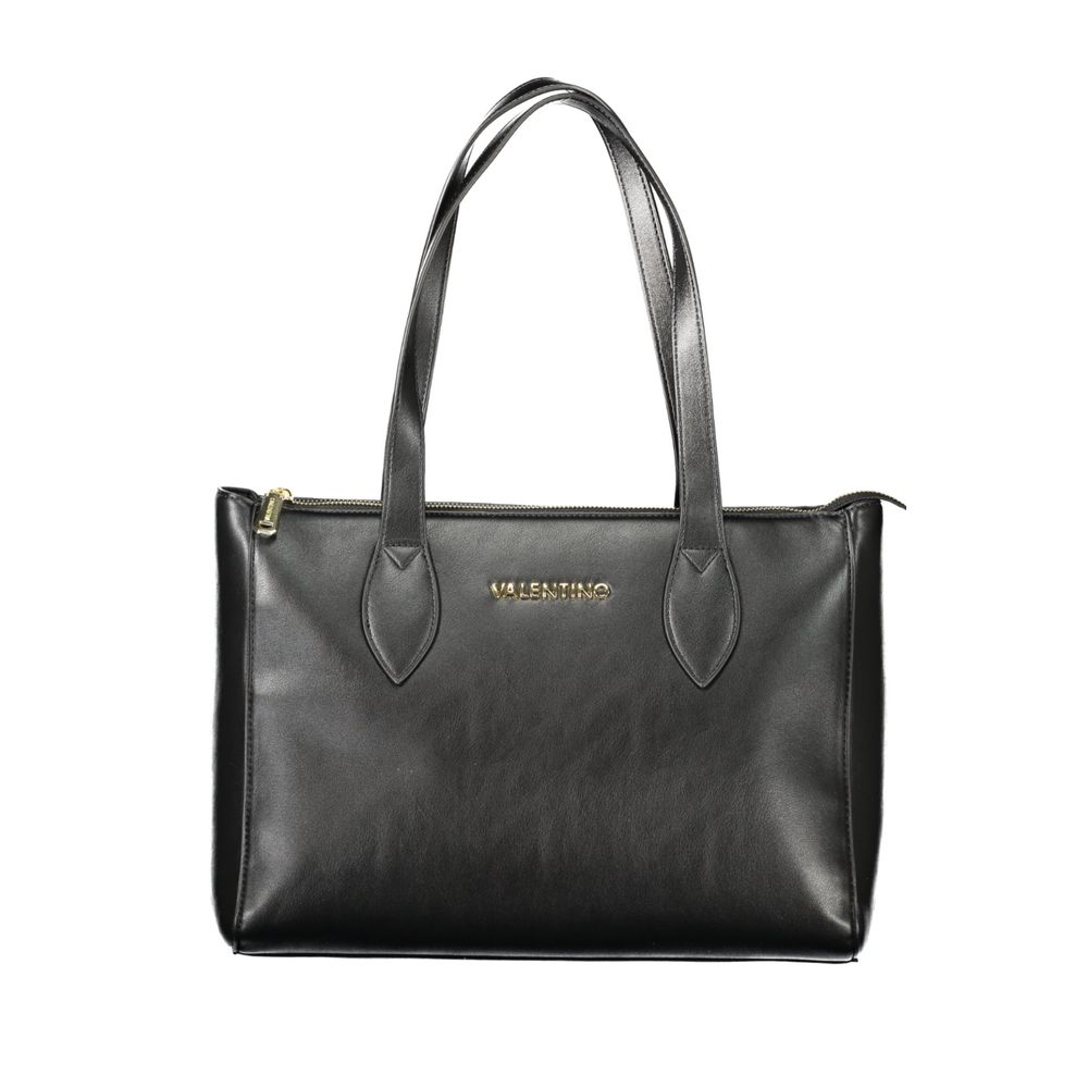 Valentino - Structured Polyethylene Shoulder Bag - Black Mario Valentino