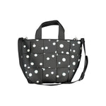 Desigual - Playful Woven Polka Dot Tote Bag with Chain Strap - Black Desigual