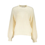 Desigual - Relaxed Ribbed Knit Sweater - Off White Desigual