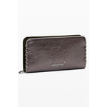 Desigual - Metallic Polyethylene Compact Zip Wallet - Bronze Desigual