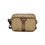 Laura Biagiotti - Chic Monogram Structured Crossbody Bag - Beige Laura Biagiotti