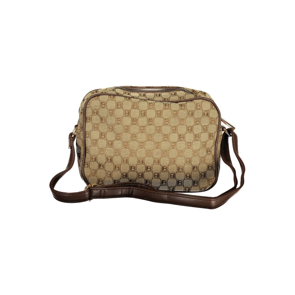 Laura Biagiotti - Chic Monogram Structured Crossbody Bag - Beige Laura Biagiotti