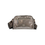 Laura Biagiotti - Sleek Metallic Textured Crossbody Bag - Grey Laura Biagiotti