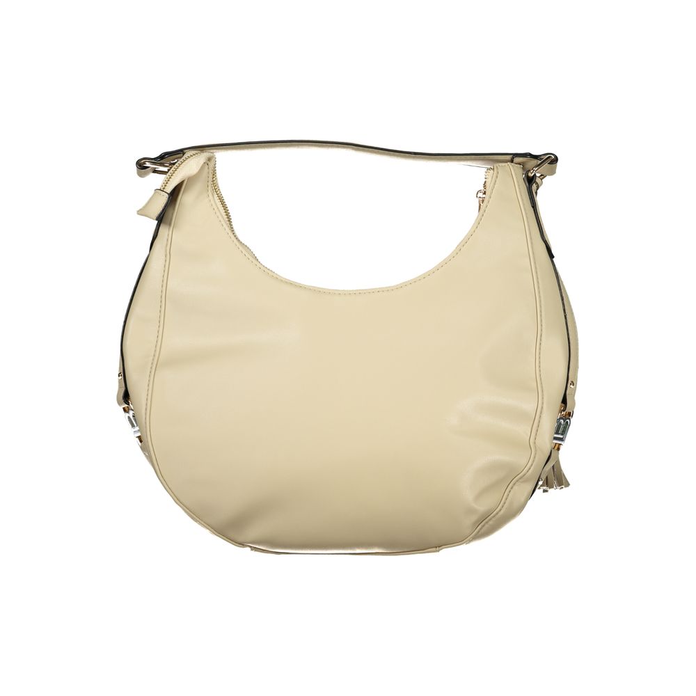 Laura Biagiotti - Elegant Quilted PVC Hobo Shoulder Bag - Beige Laura Biagiotti
