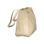Laura Biagiotti - Sophisticated PVC Structured Tote Bag - Beige Laura Biagiotti