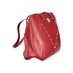 Laura Biagiotti - Bold Studded PVC Tote Handbag - Red Laura Biagiotti