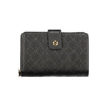 Laura Biagiotti - Sophisticated Studded Polyethylene Wallet - Black Laura Biagiotti