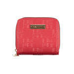 Laura Biagiotti - Bold Embossed Logo Zip Wallet - Red Laura Biagiotti