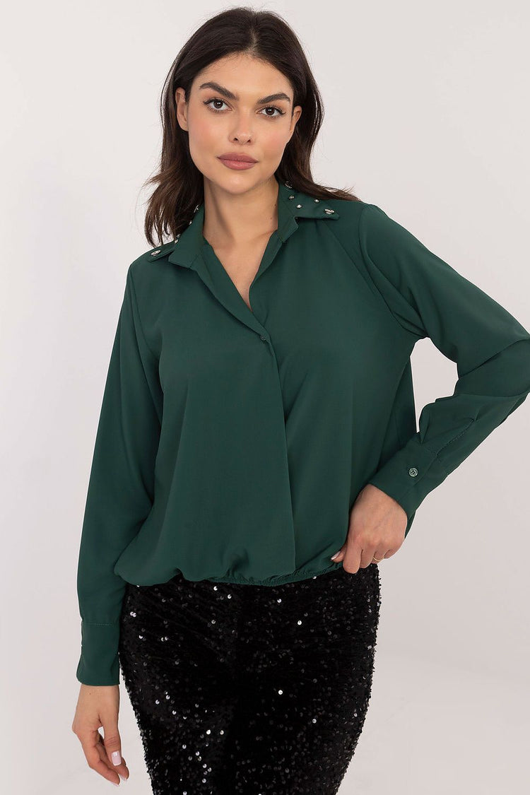  Långärmad skjorta modell 203103 Italy Moda 