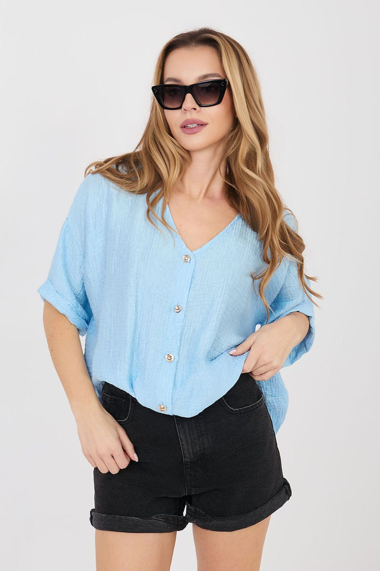  Kortärmad skjorta modell 225509 Italy Moda 
